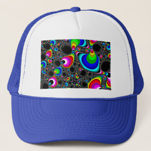 Globular Rainbow - Fractal Trucker Hat