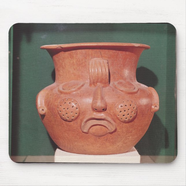 Globular vase with a face, from Kalminaljuy Mouse Pad (Front)