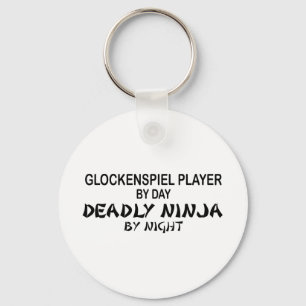 Glockenspiel Deadly Ninja by Night Keychain