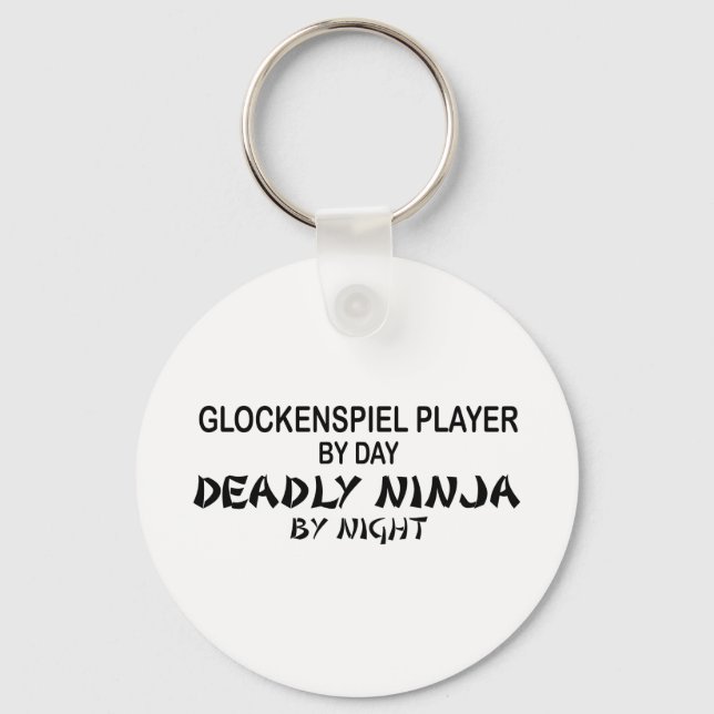 Glockenspiel Deadly Ninja by Night Keychain (Front)