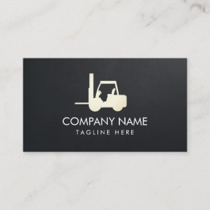Glod Forklift, Logisitcs - Professional Business Card