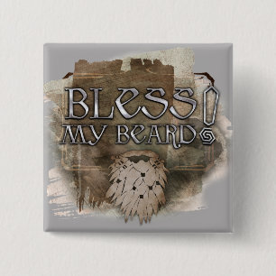 Gloin - Bless My Beard 2 Inch Square Button
