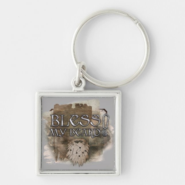 Gloin - Bless My Beard Keychain (Front)
