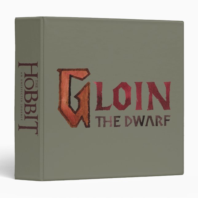 Gloin Name Binder (Front/Spine)