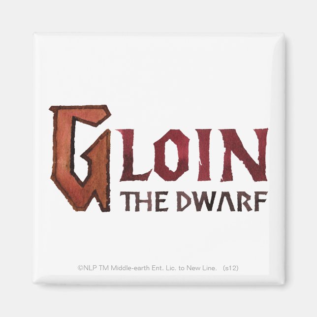 Gloin Name Magnet (Front)