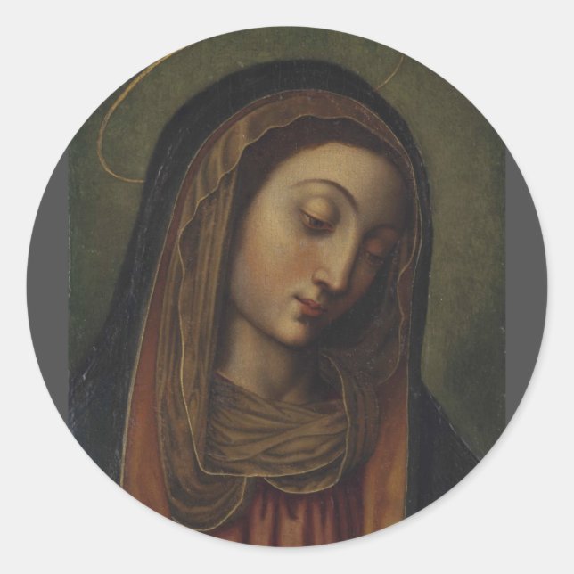gloire à la reine des cieux autocollant (Devant)
