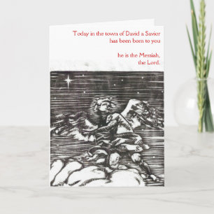 "Gloire carte de Noël à Dieu"