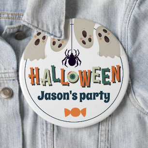 Gloomy Halloween 6 Inch Round Button