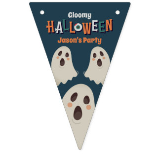 Gloomy Halloween - Bunting Flags