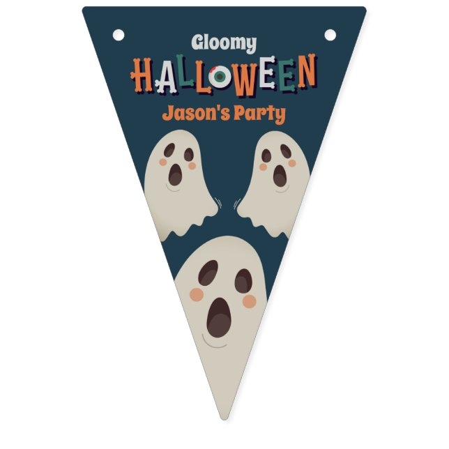 Gloomy Halloween - Bunting Flags (Seventh Flag)