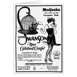 Gloria Swanson HER GILDED CAGE 1922