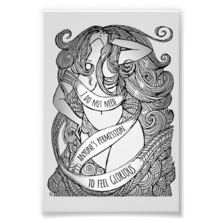 Glorieuse petite impression en gris