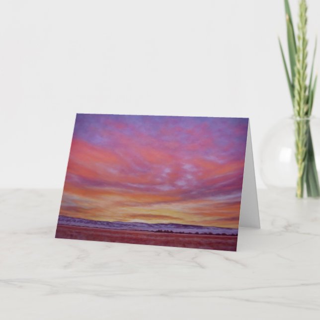 Glorieux Cartes pour notes du lever de soleil (Devant)