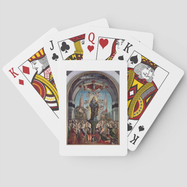Glorification of St. Ursula and her Companions Playing Cards (Back)