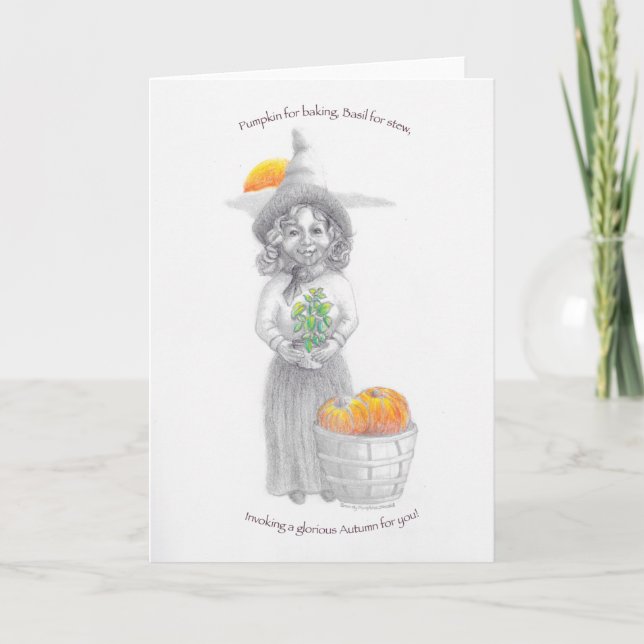 Glorious Autumn blank card (Front)