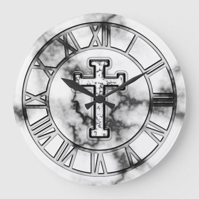 Glorious Cross Large Clock (Front)