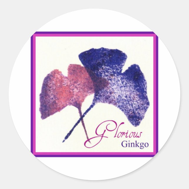 Glorious Ginkgo Sticker (Front)