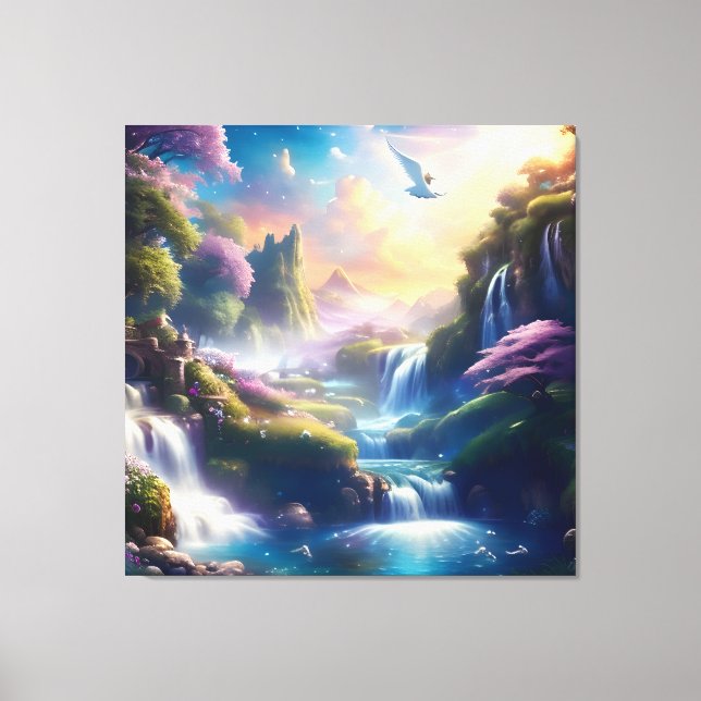 Glorious Heavenly Beautiful Landscape 3 Canvas Print (Front)