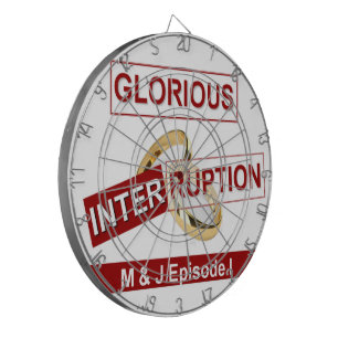 Glorious Interruption: A Golden Beginning Dartboard