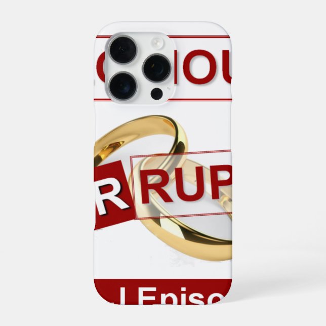 Glorious Interruption: A Golden Beginning iPhone Case (Back)