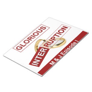 Glorious Interruption: A Golden Beginning Notepad