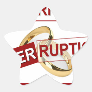 Glorious Interruption: A Golden Beginning Star Sticker