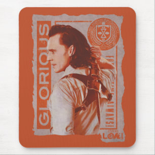 "Glorious" Loki Sheathing Dagger Mouse Pad