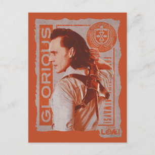 "Glorious" Loki Sheathing Dagger Postcard