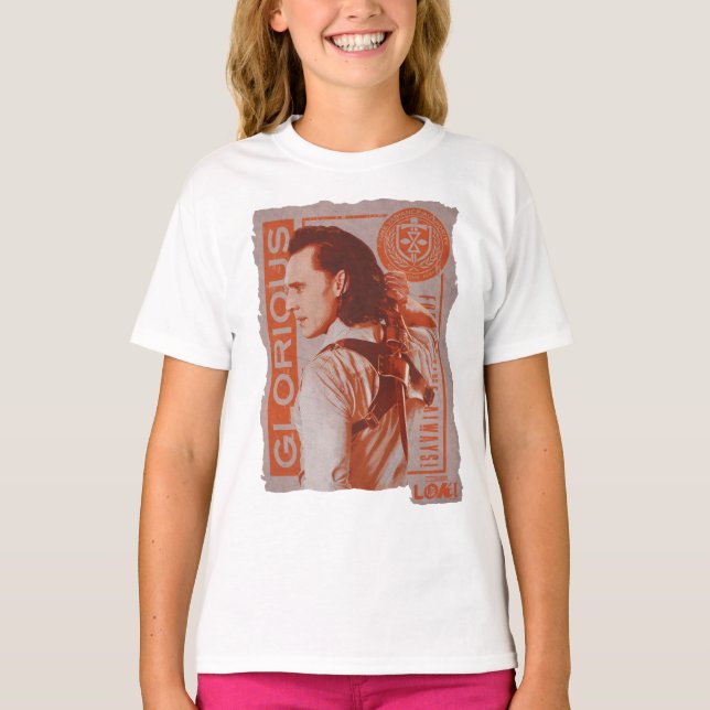 "Glorious" Loki Sheathing Dagger T-Shirt (Front)