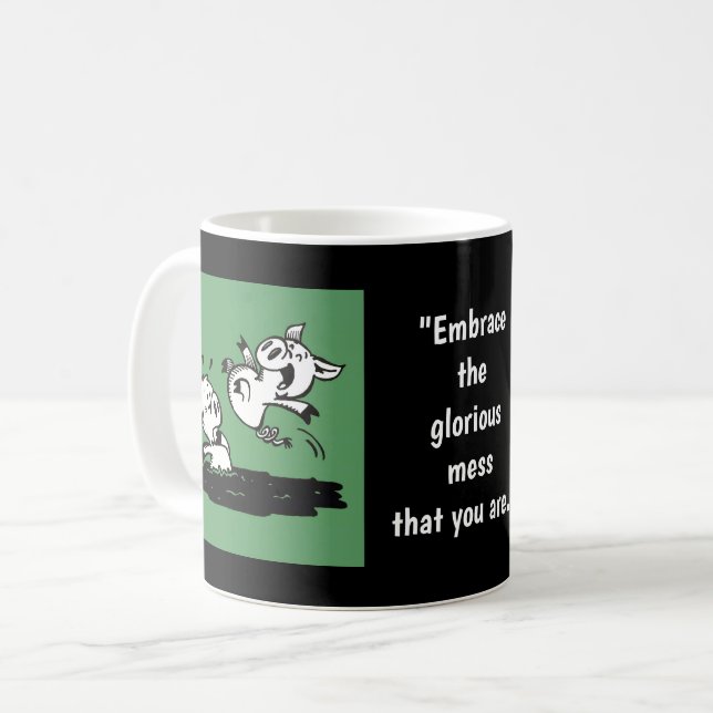 'Glorious Mess' Coffee Mug (Front Left)