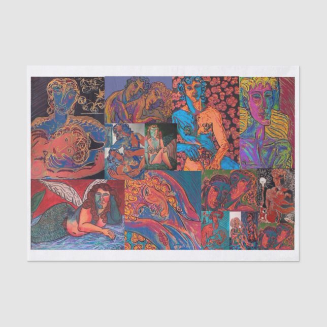 Glorious Nudes!!Tissue Paper #2 (Front)