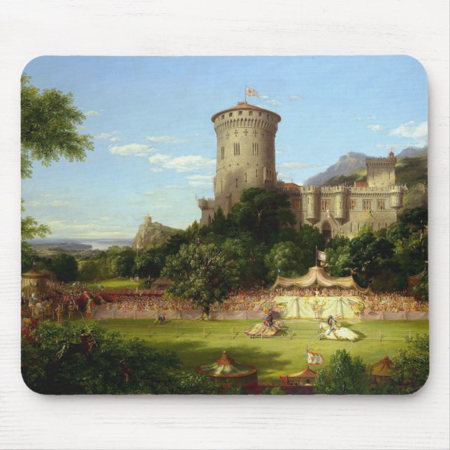 Glorious Past (Medieval Joust) (Historical Art) Mouse Pad (Front)