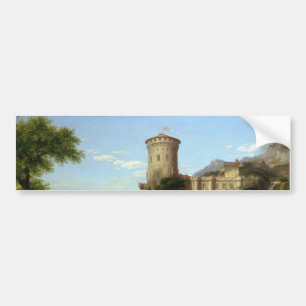 Glorious Past (Medieval Joust) (Vintage Art) Bumper Sticker