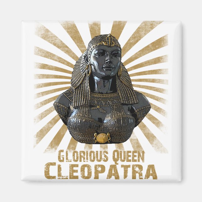 Glorious pharaoh Queen Cleopatra Ancient Egypt Magnet (Front)