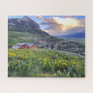 Glorious Photographic View of Crested Butte, CO Jigsaw Puzzle