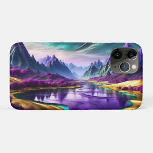 Glorious Purple and Gold Landscape iPhone 11 Pro Case