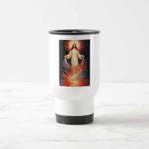 Glorious Risen Christ Christian Travel Mug