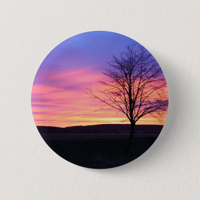 Glorious Sunrise 2 Inch Round Button (Front)