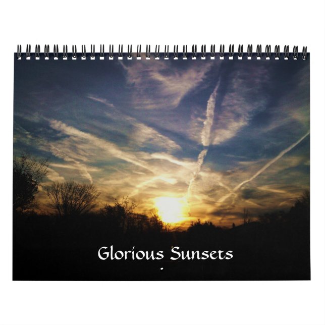 GLORIOUS SUNSETS CALENDAR (Cover)