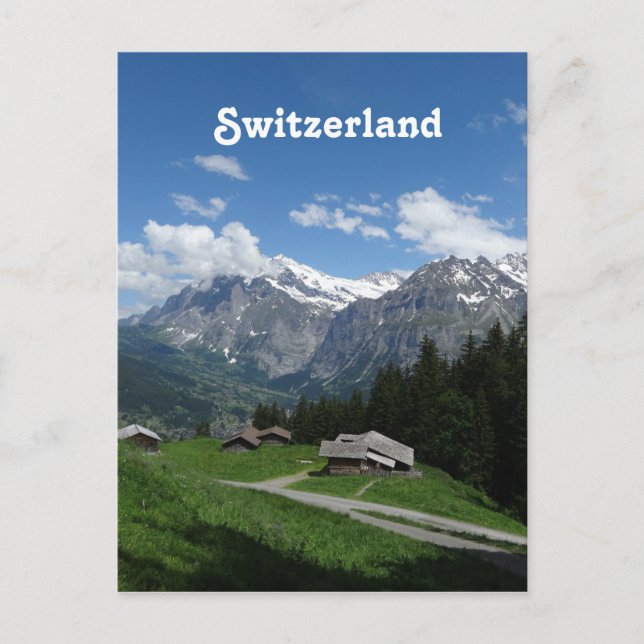 Glorious Switzerland Postcard (Front)