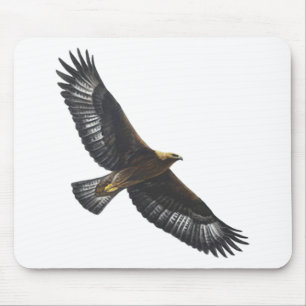 Glorius Golden Eagle Soaring Mouse Pad