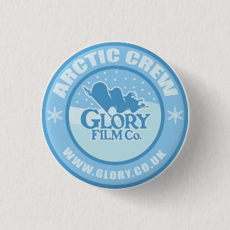 Glory Arctic Crew button. 1 Inch Round Button