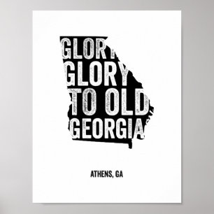 Glory Glory (black) Poster