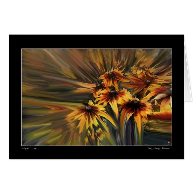 Glory, Glory, Gloriosa Card (Front Horizontal)