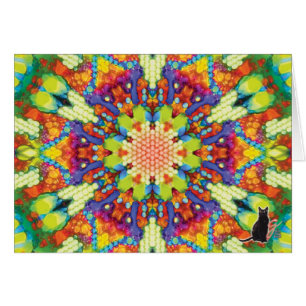 Glory Kaleidoscope Greeting Card