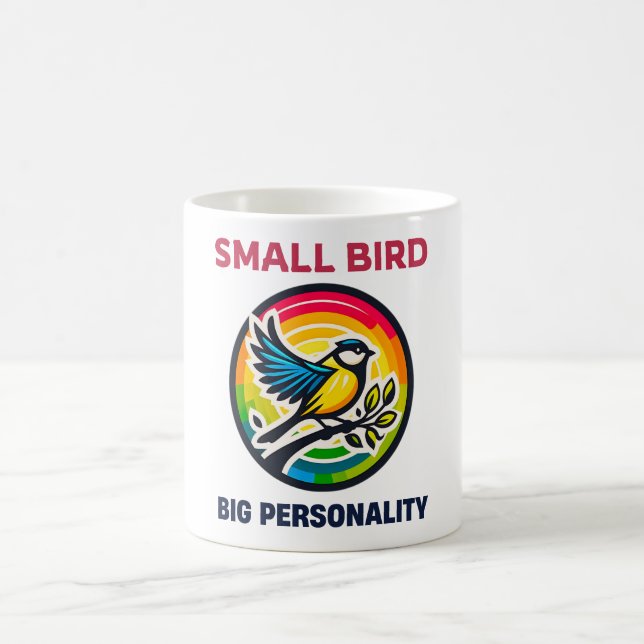 Glory of Great Tit Bird Magic Mug (Center)
