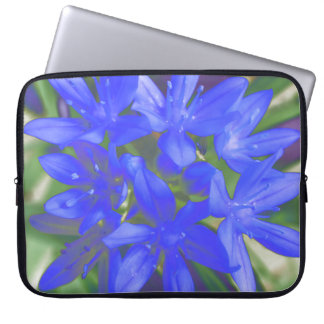 Glory of the Snow Fluorescent Blue Laptop Bag