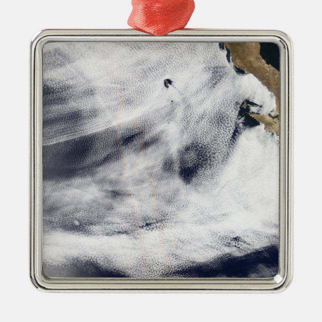 Glory over the Pacific Ocean Metal Ornament (Front)