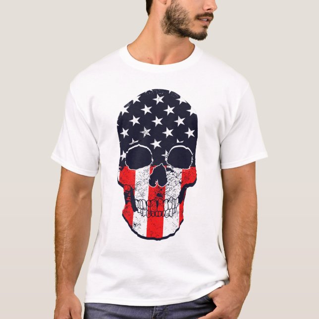 Glory Skull Warrior  T-Shirt (Front)