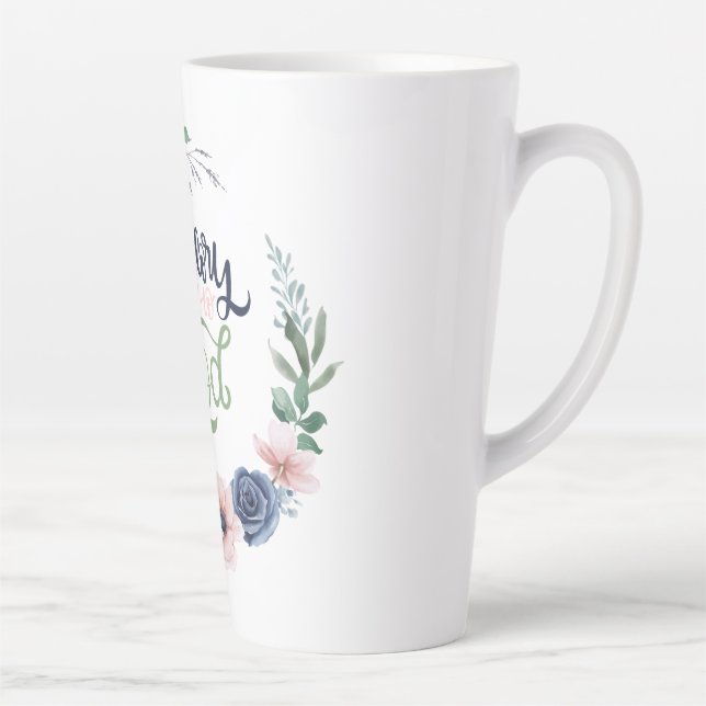 Glory to God Bible inspired Faith Latte Mug (Right)